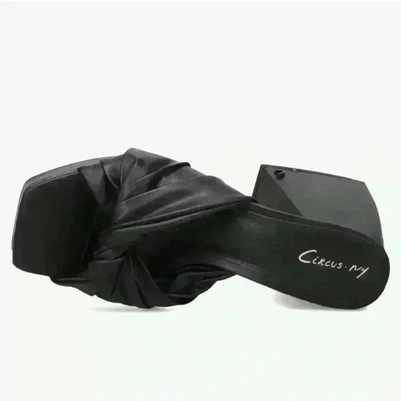 Circus NY by Sam Edelman Black Women Marianna Chunky Heeled Sandal Size 7.5 NWOB - Picture 5 of 10